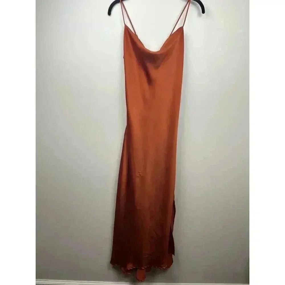 ASTR The Label Copper Gaia Dress - size Large